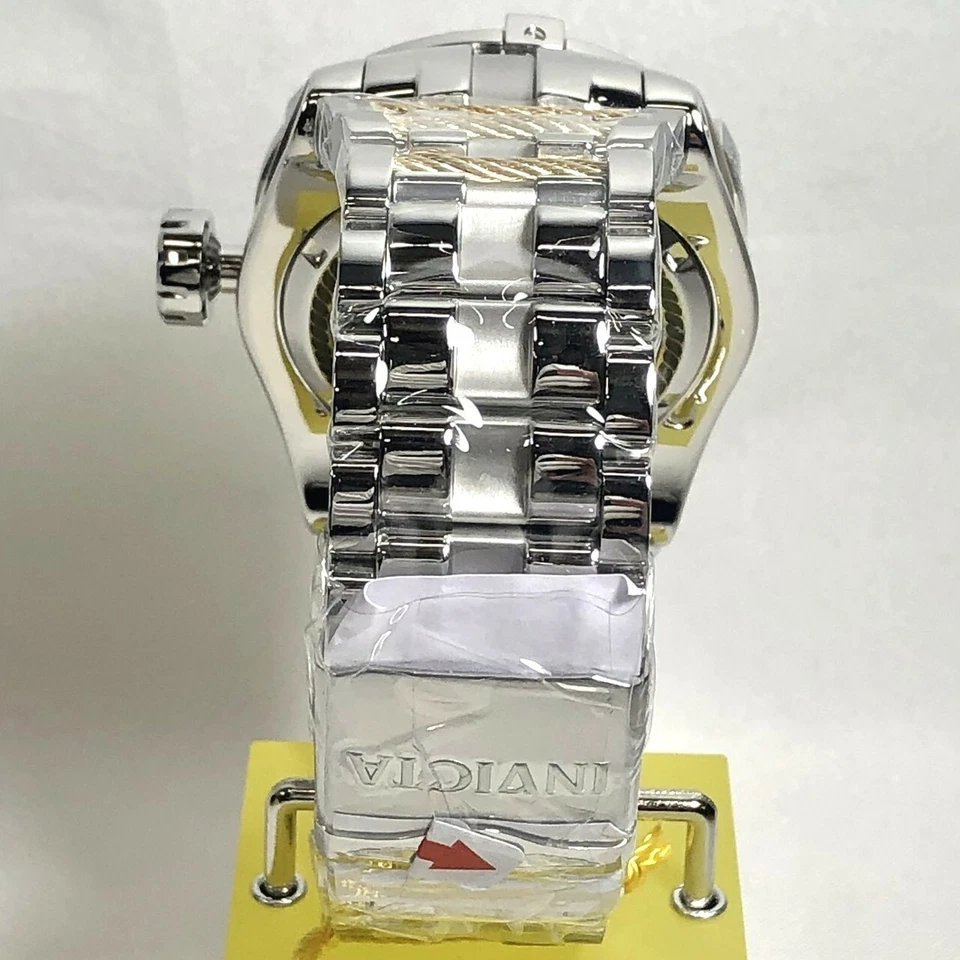 INVICTA 29224 52 мм Silvr/Gld болт Zeus Heritage *LE/300* Auto бриллиант Acc. Часы - Изображение 4 из 4