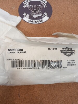 Harley Davidson Road Glide Top Handlebar Riser Clamp 55900050