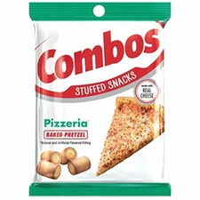 COMBOS Pizzeria Pretzel Baked Snacks 6.3-Ounce Bag [12-Bags]