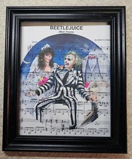 "BEETLEJUICE THEME"  Sheet Music Art Print  