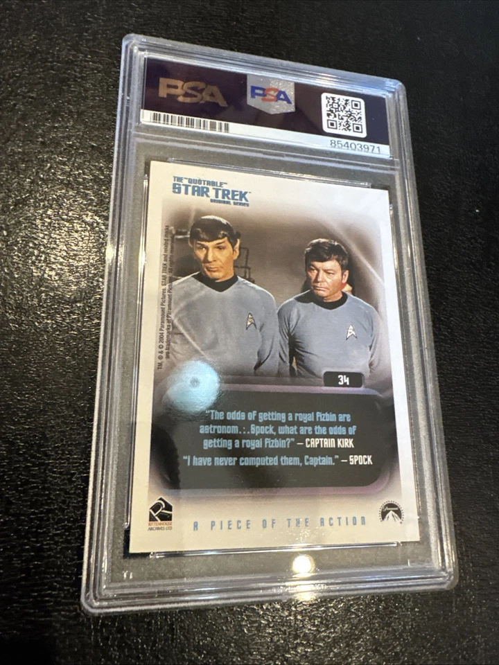STAR TREK WILLIAM SHATNER PSA CERTIFIED AUTOGRAPH CARD - Image 4 of 4
