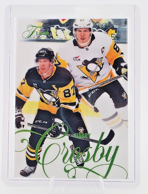 2025-26 Upper Deck Flair Sidney Crosby Forecheck Image B Variant /349 Penguins