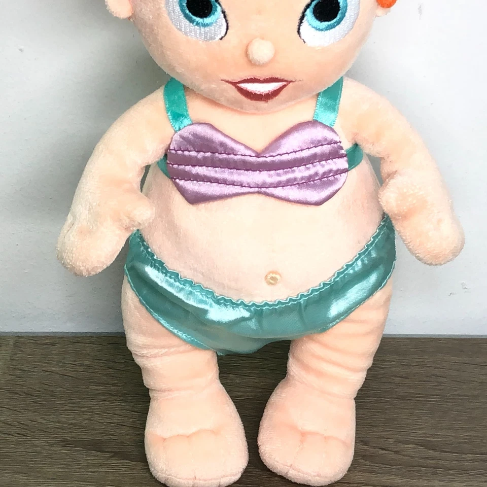 Disney Bebés Sirenita Ariel Peluche Animal Juguete Muñeca Bebé Suave 12" Foto 4 de 4
