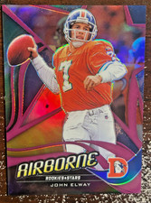 2019 PANINI ROOKIES & STARS AIRBORNE PINK PRIZM DENVER BRONCOS JOHN ELWAY /35