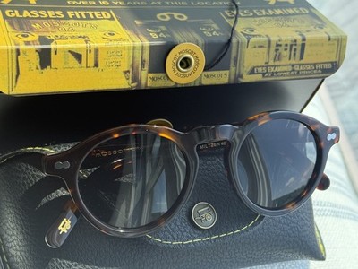 New Gift Set - Moscot Miltzen Tortroise Frame + Grey Sun Polarized Lenses