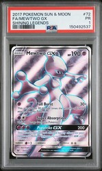Mewtwo GX Full Art 72/73 Shining Legends Ultra Rare Holo