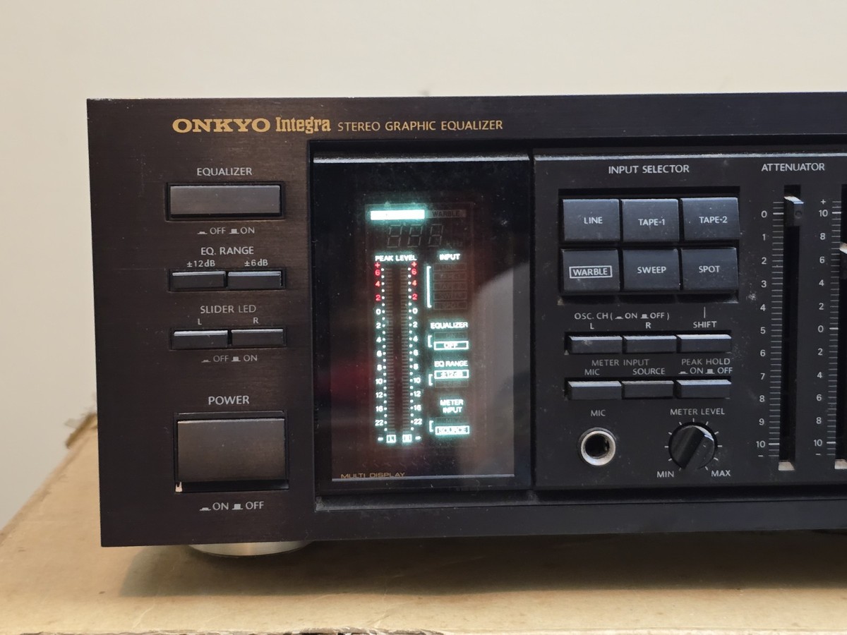 ONKYO Integra EQ‑540 Graphic Equalizer – MINT – Original Box 