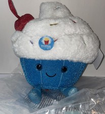 FAO Schwarz 11" Glow Brights Plush LED with Sound Cupcake Stuffed Toy Food Theme