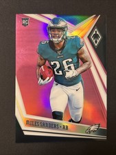 2019 Panini Phoenix Pink Miles Sanders RC /199 #120