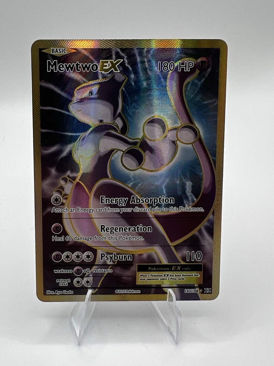 Mewtwo Pokémon TCG Evolutions Ultra Rare Individual Collectible