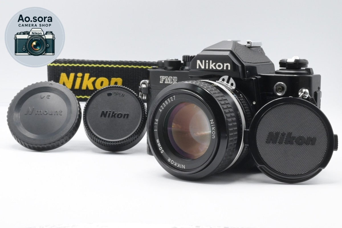 N Mint* Nikon New FM2 FM2N Black 35mm Film camera Ai 50mm