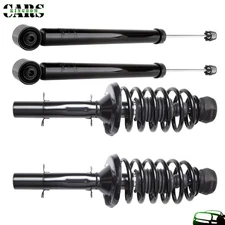 Qty4 Fits 1998-2010 VW Golf Jetta F+R Complete Strut Assembly Shock With Spring