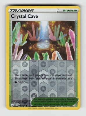 Crystal Cave 144/203 Evolving Skies Pokemon LP Reverse Holo