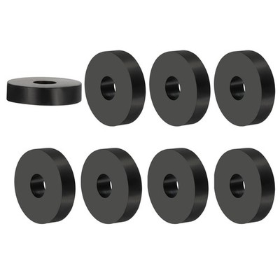 8 Pcs 0.4''ID x 1.4''OD x 0.3''T Multi Purpose Rubber Spacer