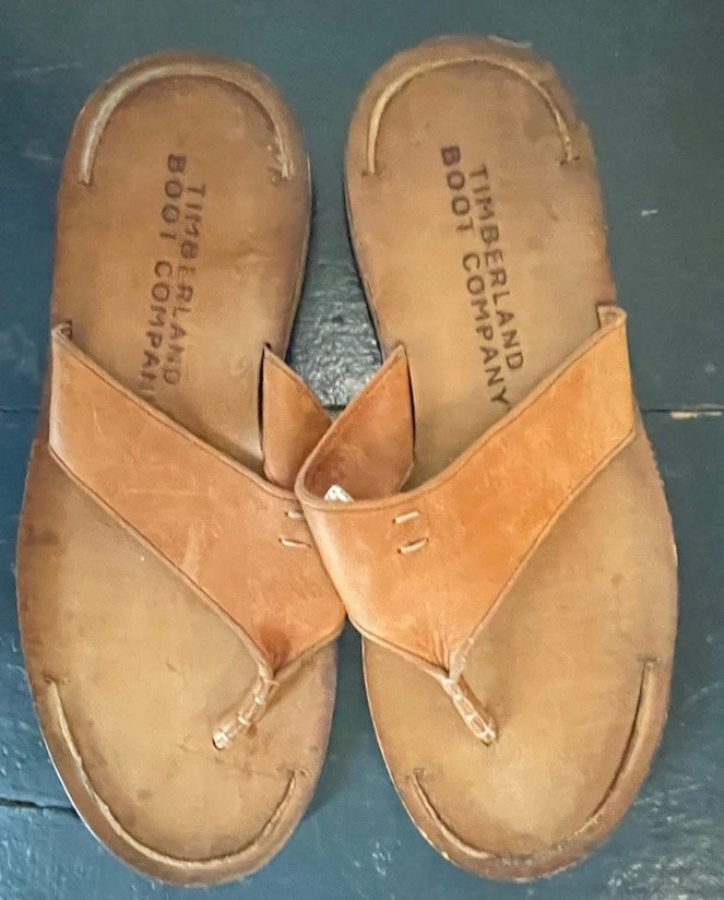 Timberland Sandali Uomo 9 Infradito Earthkeeper Pelle Tanga Comodi