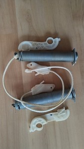 Türscharnierfedern mit Seilen  2 St. Geschirrspüler Spülmaschine Bosch Siemens