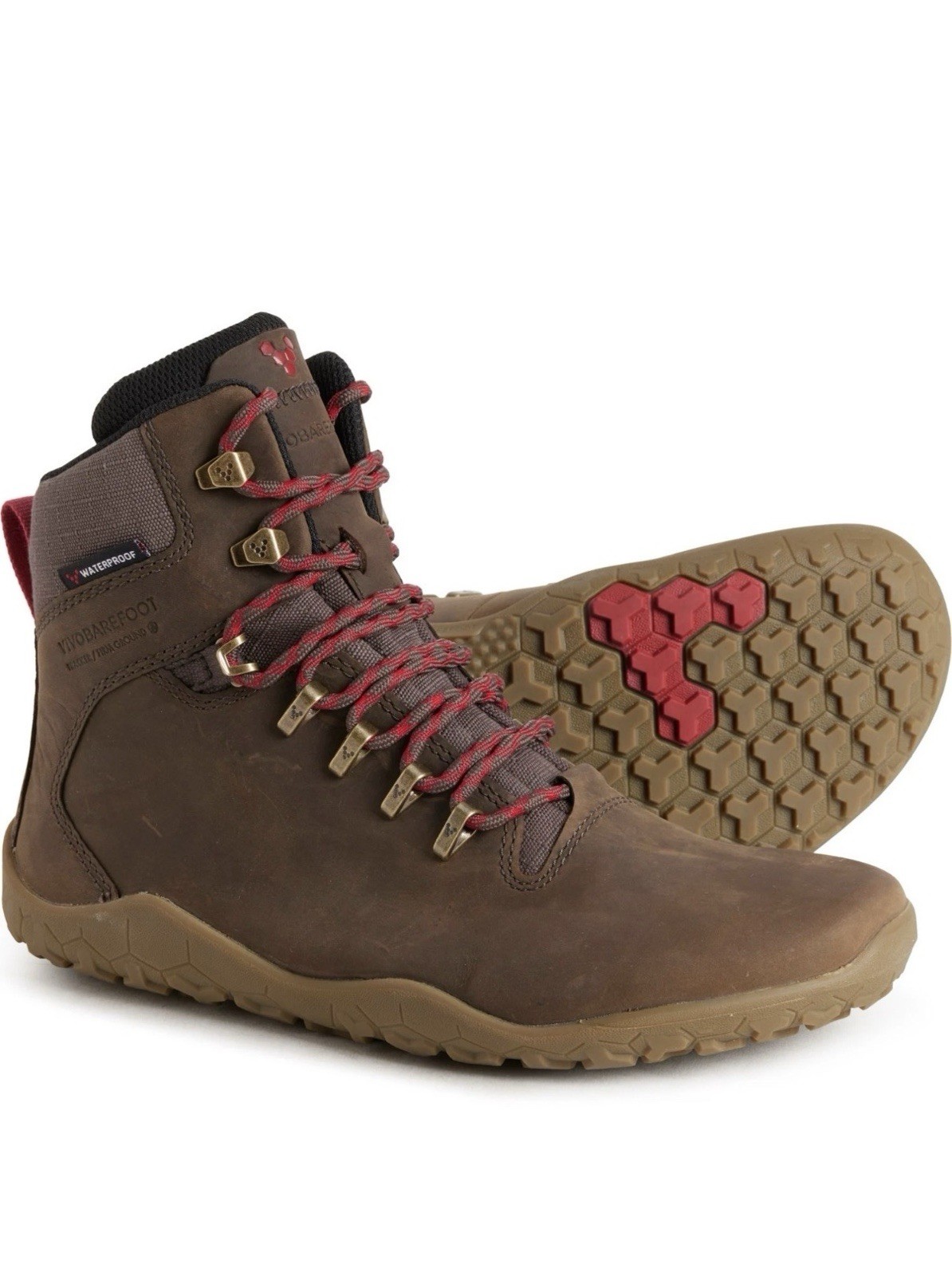 VIVO BAREFOOT Tracker II FG women’s 5 6 36L Wide Hiking Brown Boots Light Use image 8