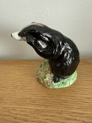 Dachs Figur Ornament Bone China Country Life Design Studio Vintage