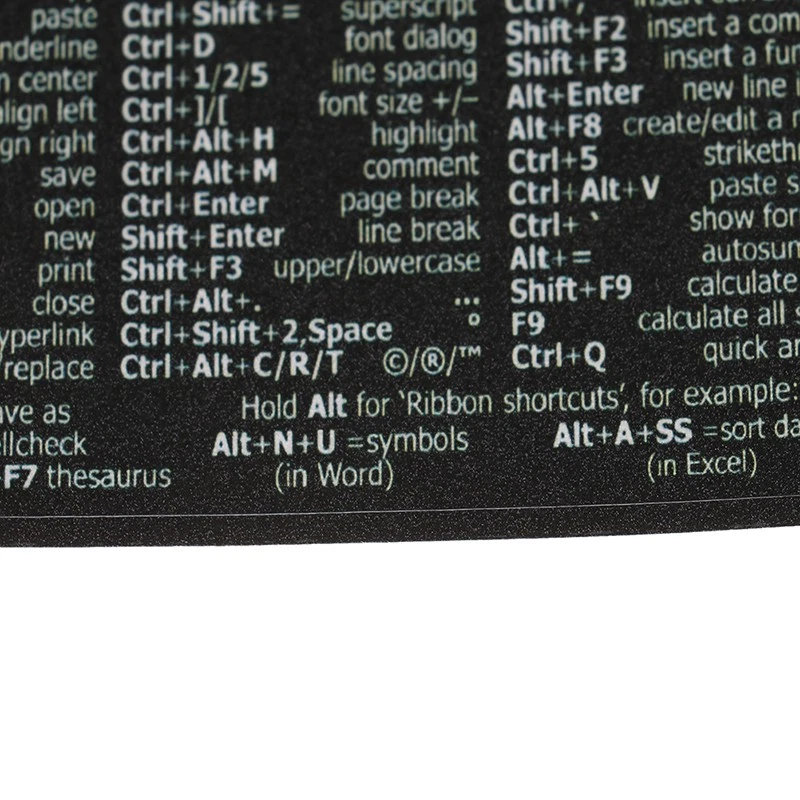 14 Adhesivo Adhesivo Adhesivo de Atajo de Teclado de Referencia para PC Laptop Escritorio Foto 4 de 4