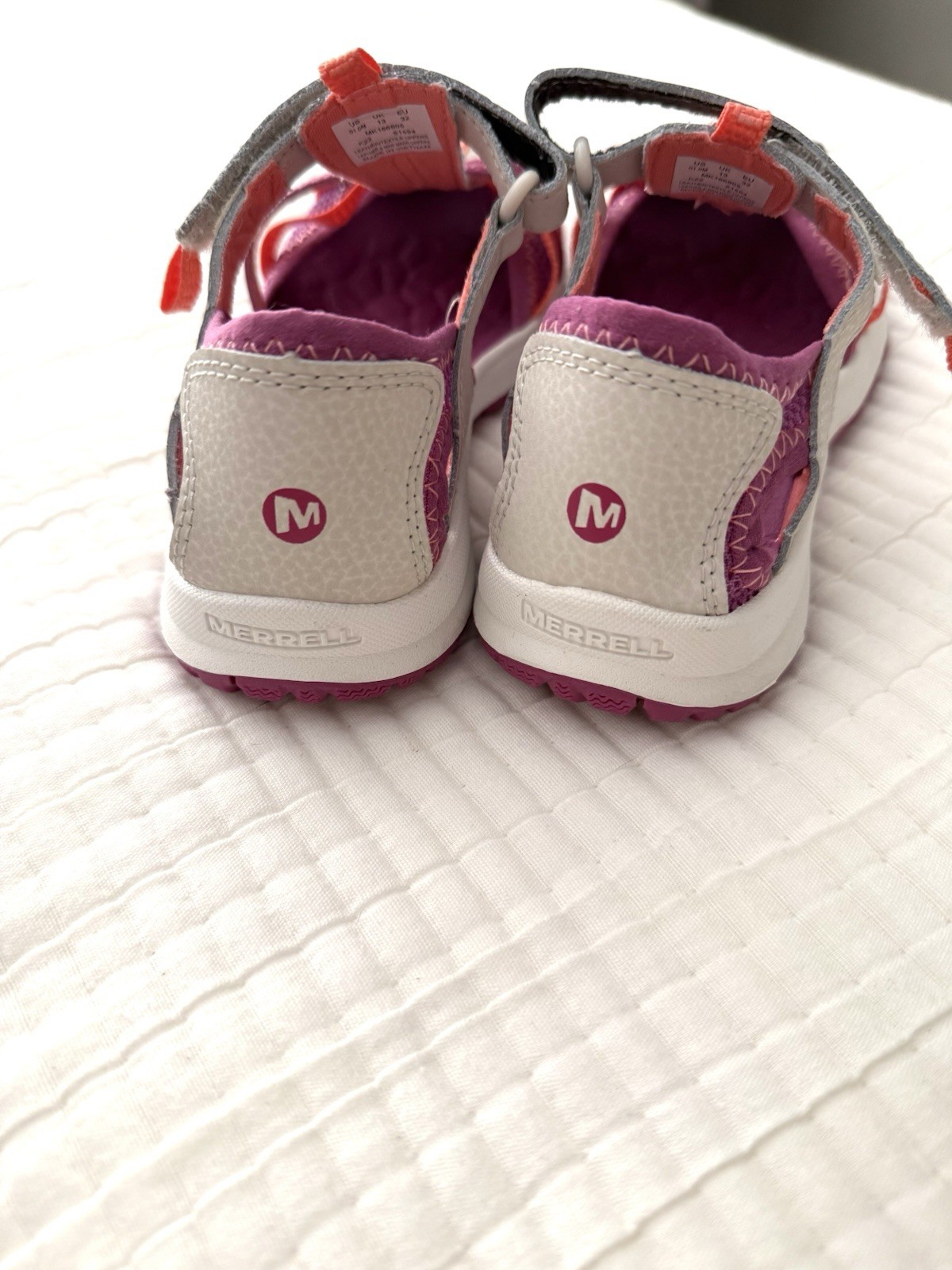 SANDALO LIBELLULA BAMBINO MERRELL NUOVO SENZA SCATOLA SCARPA DA ACQUA ESCURSIONISMO TAGLIA 1