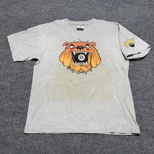 Vintage JNCO Jeans Bulldog 8 Ball Gray Skater T Shirt Mens XL 90s Rare