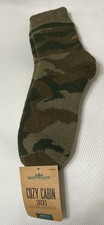 NORTHEAST OUTFITTERS Men s Camo Cozy Cabin Aloe Infused Socks Size L Snug Fit