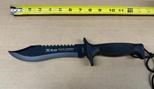 United M48 Tactical Commando AUS-8 Stainless Steel Knife w/ Sheath