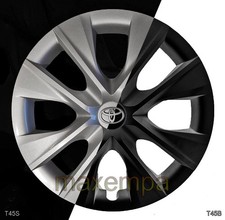 Hubcaps Genuine Oem Toyota 15in 8-spoke Wheel Covers Steel Rims Silver Or Black Hubcaps Genuine Oem Toyota 15in 8-spoke Wheel Covers Steel Rims Silver Or Black