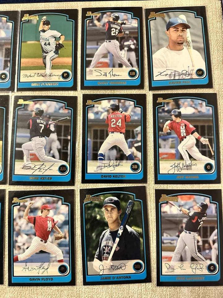 Lote (26) tarjetas de béisbol Bowman Draft 2003 Foto 3 de 4