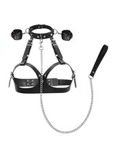 BDSM Pussy Handcuffs Sex Toys Games for Couples Slave Harness Cuffs Bondage