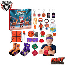 Advent Calendar 2025 Basketball Gifts for Teen Boys/Girls  Xmas Countdown Fun
