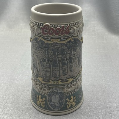 Coors Vintage 1990 Edition Brewing Collectible Beer Mug Stein Made In Brazil