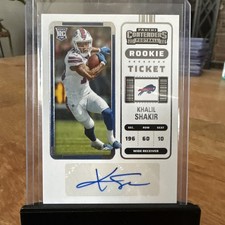 2022 Panini Contenders Rookie Ticket #219 Khalil Shakir Auto