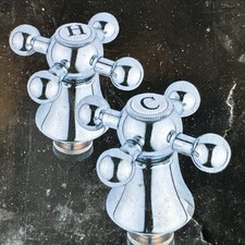 Bristan R1/2TC Basin Tap Revivers with Traditional Handles New Boxed 1 x Pair