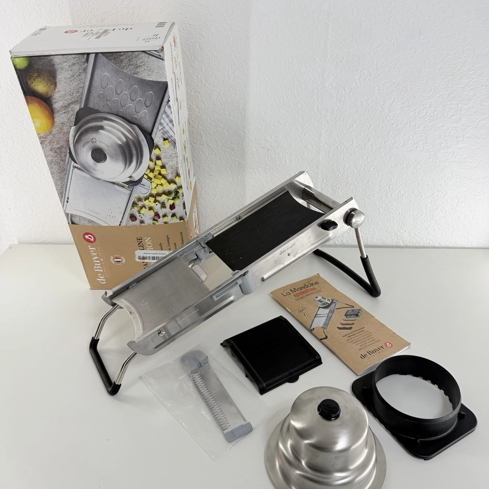 de Buyer La Mandoline Revolution Food Slicer Interchangeable Blades Incomplete
Opens in a new window