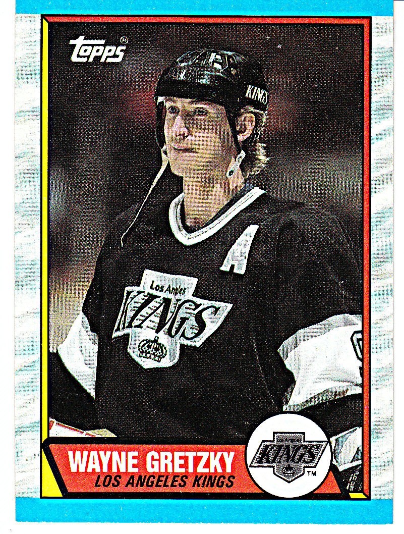 1989-90 TOPPS #156 WAYNE GRETZKY Los Angeles Kings Hockey Card