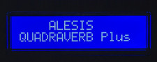 ALESIS LCD SCREEN - QUADRAVERB, QUAD PLUS, QUAD GT - BLUE - REPLACEMENT DISPLAY