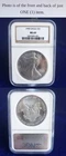 USA 1990 $1 American Silver Eagle NGC MS69 Brown Label