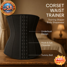 Corset Waist Trainer Shaper Underbust Cincher Tummy Control Shapewear