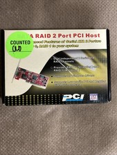 Qty-2. New 2 Port Sata Raid 150 PCI Host SBT-SRD2