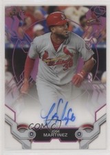 2019 Topps High Tek High Tek Auto Pink 63/75 Jose Martinez #HTA-JM Auto tj0