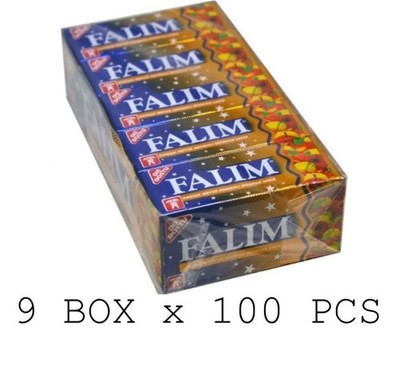 FALIM Original Sugar Free Turkish Chewing Gum Mixed Fruity 900 pcs