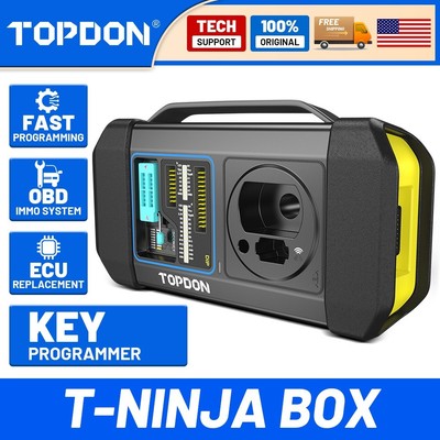 US TOPDON T-Ninja Box Advanced OBD2 IMMO System K-ey Programmer Diagnostic Tool
