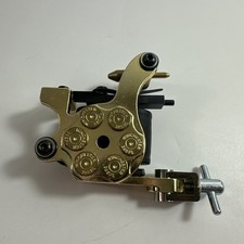Coil Tattoo Machine works well. Revolver design in Working Order, Tested Gold