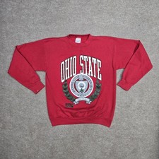Vintage 80s 90s Ohio State Buckeyes Collegiate Tultex Crewneck Sweatshirt Large