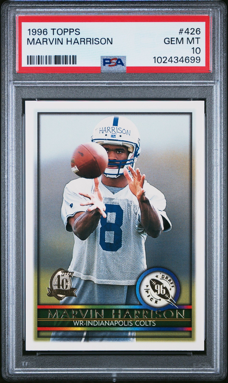 Marvin Harrison Topps #426 Base