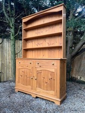 Traditional pine kitchen dresser cupboard larder pantry country style