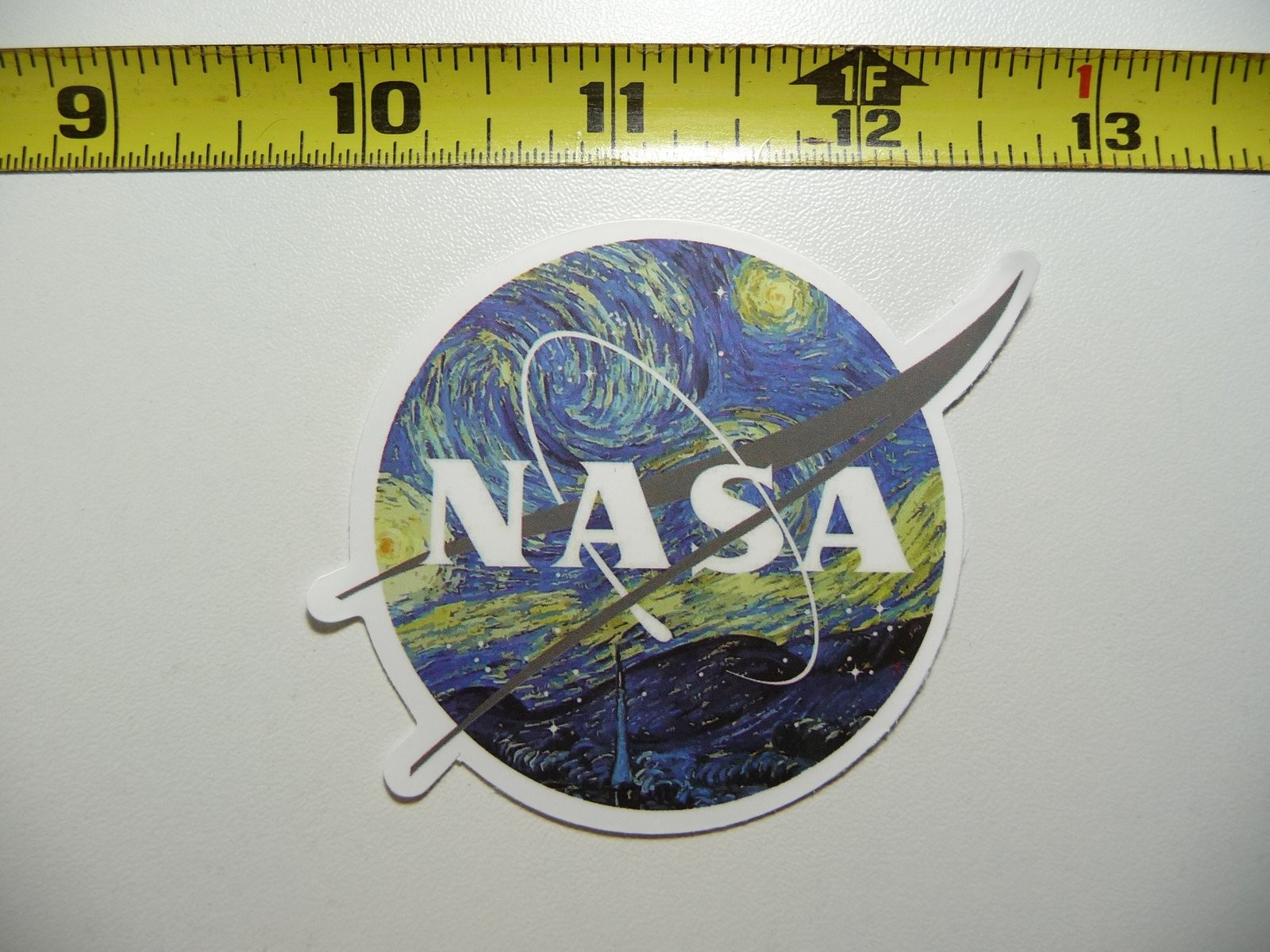 Vincent Van Gogh Starry Night NASA Space Art Decal Sticker  