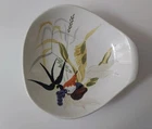 Vtg 1950s Red Wing Pottery Handpainted Capistrano Pattern 8-1/4" Coupe Bowl Exc!
