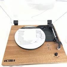 Victrola Kingfield Bluetooth Record Player with Bookshelf Speakers - READ